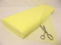 Dress Net 100% Polyester Tulle Fabric Material - LEMON